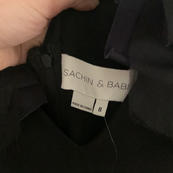 Sachin & Babi mirabella gown, long black formal dress - Picture 5 of 7